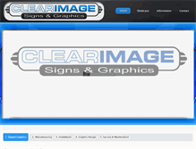 Tablet Screenshot of clearimagesigns.com
